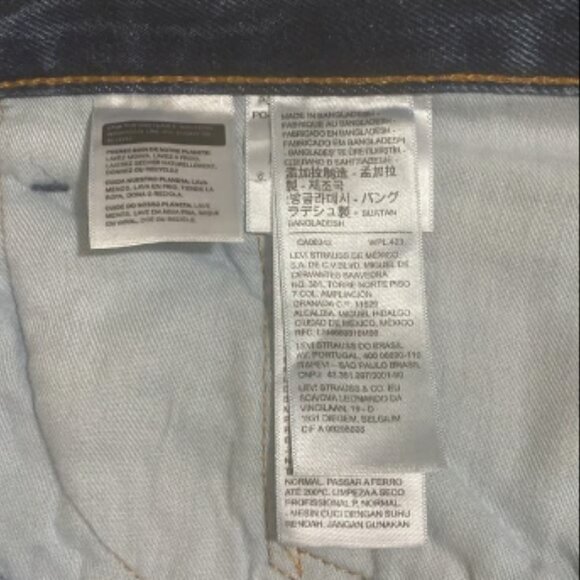 NWOT LEVI’S 505 Men’s Blue Denim Jeans Size 40x30 - Picture 7 of 9